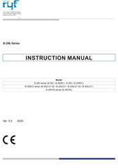 Optika Italy D-290TB Serie Manual De Instrucciones