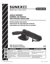 Sunex HD SX5245 Información De Seguridad Del Producto