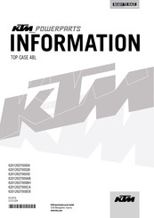 KTM 6201292700004 Manual Del Usuario