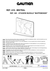 Gautier MISTRAL A16-340 Instrucciones De Montaje