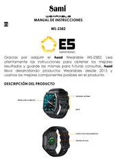 Sami Wearable WS-2382 Manual De Instrucciones