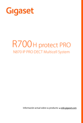 Gigaset R700H protect PRO Manual De Instrucciones