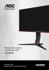 AOC 27G2SP/BK Manual Del Usuario