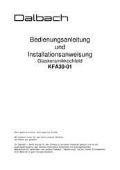 Dalbach KFA30-01 Manual De Instrucciones E Instalación