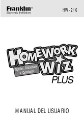 Franklin HOMEWORK WIZ PLUS HW-216 Manual Del Usuario