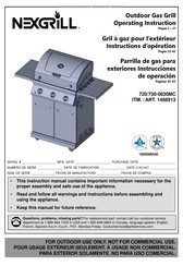 Nexgrill 720-0830MC Instrucciones De Operación