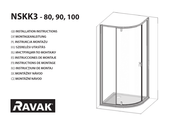 RAVAK NSKK3-100 Instrucciones De Montaje