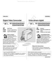 Samsung SC-D366 Manual De Instrucciones