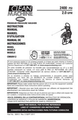 Simpson CM60912 Manual De Instrucciones