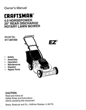 Craftsman 917.387250 Manual Del Operador