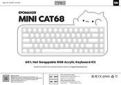 Epomaker MINI CAT68 Guia De Inicio Rapido