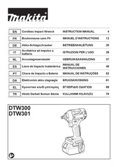 Makita DTW300 Manual De Instrucciones