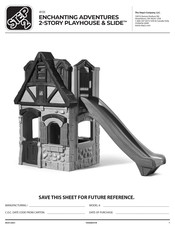 Step2 ENCHANTING ADVENTURES 2-STORY PLAYHOUSE & SLIDE 4133 Instrucciones De Montaje