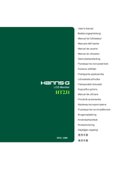 Hanns.G HT231 Manual De Usuario