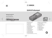 Bosch GLM 40 Manual Original