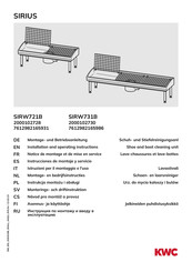 KWC SIRIUS SIRW731B Instrucciones De Montaje Y Servicio