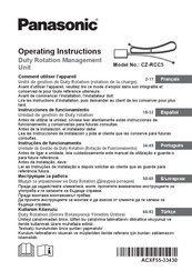 Panasonic CZ-RCC5 Instrucciones De Operación