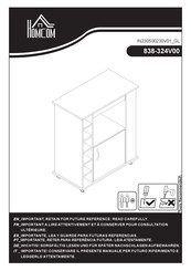 HOMCOM 838-324V00 Instrucciones De Montaje