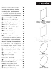 Hansgrohe Xarita E 54989700 Modo De Empleo/Instrucciones De Montaje