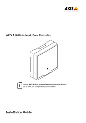 Axis Communications A1610 Manual De Instrucciones