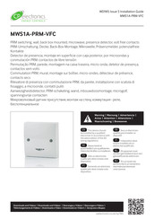 CP Electronics MWS1A-PRM-VFC Manual De Instrucciones