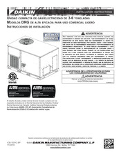 Daikin DRG036 Instrucciones De Instalación