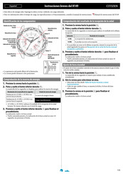 Citizen Eco-Drive h149 Instrucciones Breves