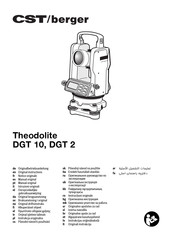 CST/BERGER DGT 2 Manual Original