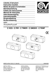 Vortice C PIR Folleto De Instrucciones