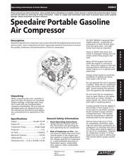 Speedaire 4GB42 Manual De Instrucciones De Operación Y Lista De Partes