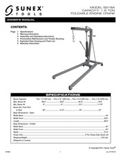 Sunex Tools 5218A Manual De Operación