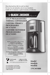 Black and Decker TCM1000 Manual