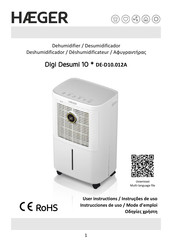 HAEGER Digi Desumi 10 DE-D10.012A Instrucciones De Uso