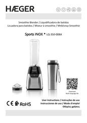 HAEGER Sports INOX LQ-350-008A Instrucciones De Uso