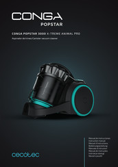 cecotec CONGA POPSTAR 3000 X-TREME ANIMAL PRO Manual De Instrucciones