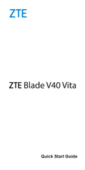 ZTE Blade V40 Vita Guia De Inicio Rapido