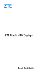 ZTE Blade V40 Design Guia De Inicio Rapido