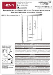 HENN Aconchego I129-190 Instrucciones De Montaje