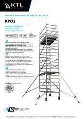 KTL KPO2 Manual De Instrucciones