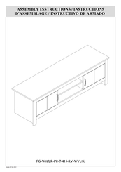 Galano Limestone FG-WH-PU-7-415-RV-WYUK Instructivo De Armado