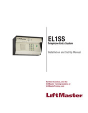 LiftMaster EL1SS-P Manual De Instalación Y Configuración