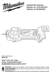 Milwaukee M18 2627-20 Manual Del Operador