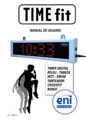 eni electronics TIME fit Manual De Usuario