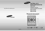 Samsung MAX-DT95 Manual De Instrucciones