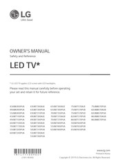 LG 82UM8070AUB Manual Del Usuario