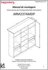 K1 Kappesberg ARM237AMDP Instrucciones De Montaje