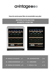 Avintage AVU52TXA Manual De Instrucciones