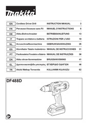 Makita DF488D004 Manual De Instrucciones