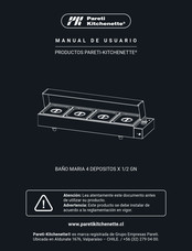 Pareti Kitchenette BM4X1/2GN Manual De Instrucciones