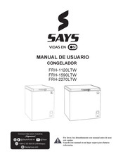 SAYS FRH-1590LTW Manual De Usuario